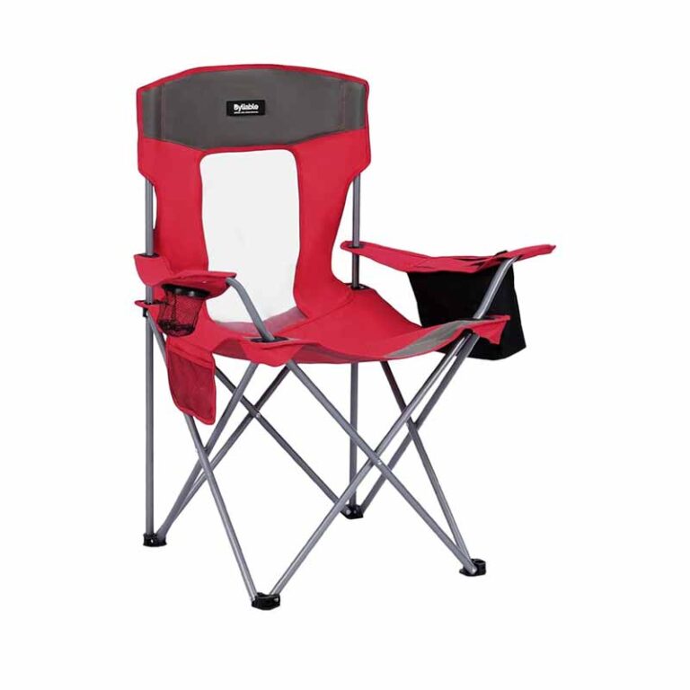 Red Portable Folding Camping Chair