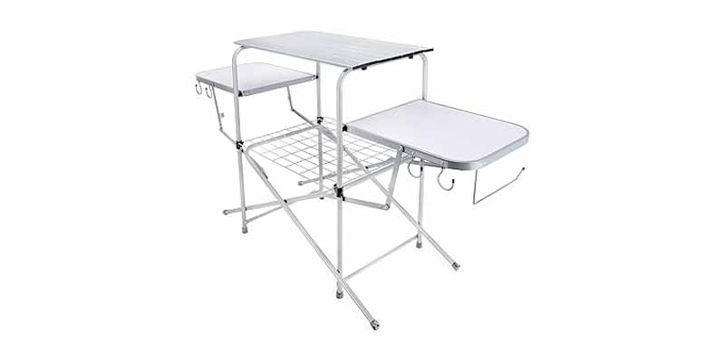 Camco Deluxe Folding Grill Table - Bylaible