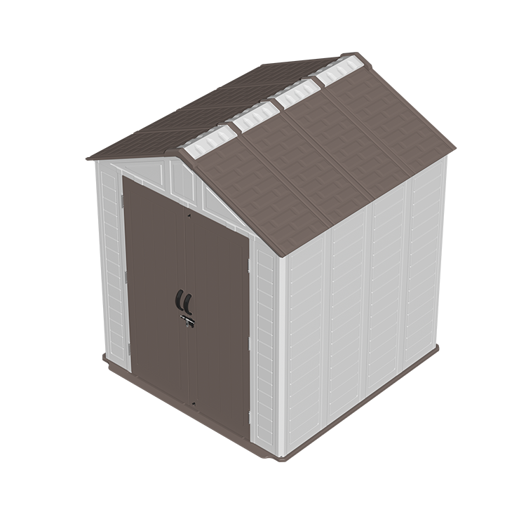 Waterproof HDPE Plastic Garden Shed Outdoor Storage Cabinet