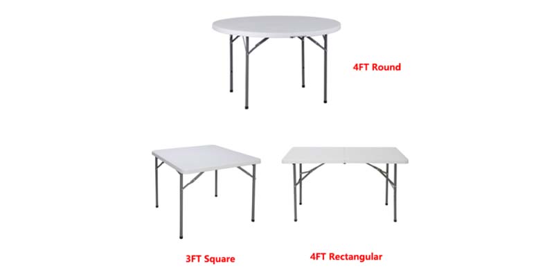 Round Folding Tables - Byliable
