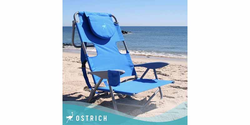 Ostrich On-Your-Back Folding Beach Chair - Byliable