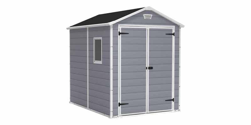 Keter Manor 6x8 Resin Outdoor Storage Shed - Byliable